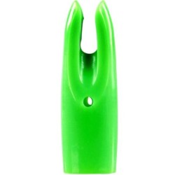 Center-Archery 102443-1012/100 : AAE Arizona Glue On Fiberglass Nock 17/64" 40nbr Green