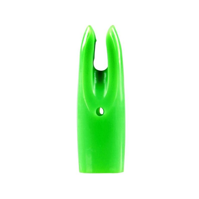 Center-Archery 102443-1012/100 : AAE Arizona Glue On Fiberglass Nock 17/64" 40nbr Green