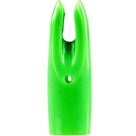 Center-Archery 102443-1012/100 : AAE Arizona Glue On Fiberglass Nock 17/64" 40nbr Green