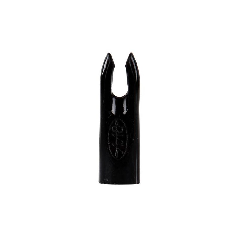 Center-Archery 102500-1012/100 : AAE Arizona Glue On Nock 1/4" Plastinock Black