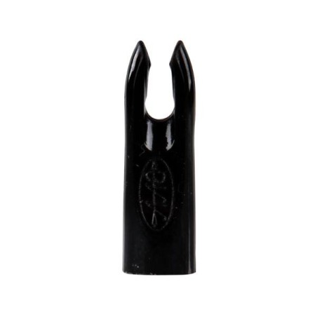 Center-Archery 102500-1012/100 : AAE Arizona Glue On Nock 1/4" Plastinock Black