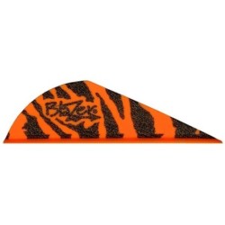 Center-Archery 102557-1012/100 : Bohning Vane Blazer Tiger 2" Orange