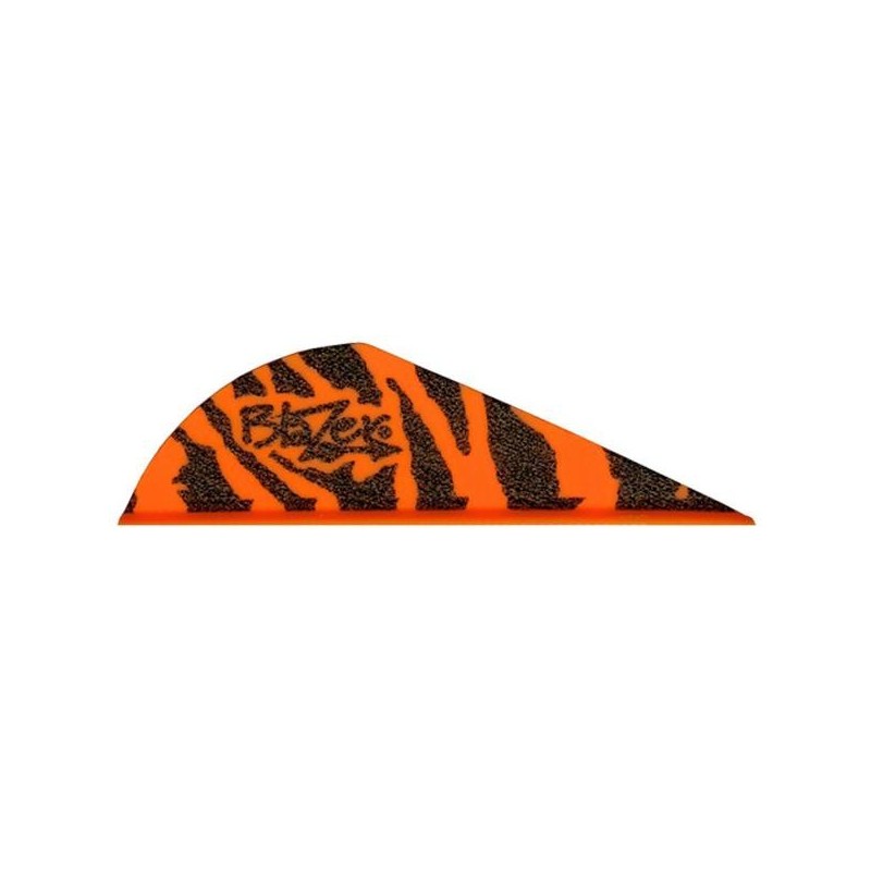 Center-Archery 102557-1012/100 : Bohning Vane Blazer Tiger 2" Orange