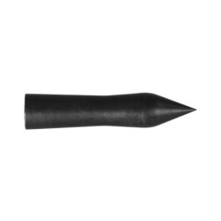 Center-Archery 105275-1012/100 : TAS Point Field Bodkin Glue-On Tapered Black 5/16" 100 grain