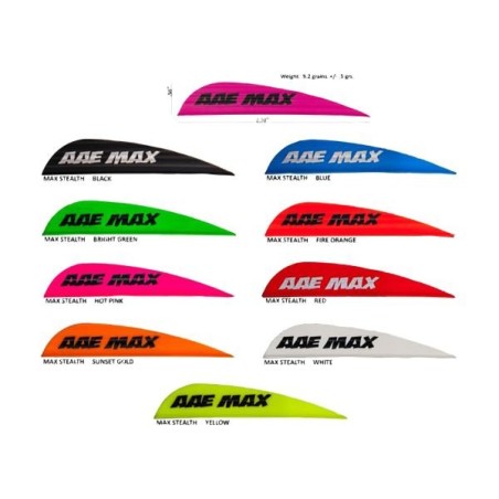 Center-Archery 113417-1120/50 : AAE Arizona Vane Max Stealth Black