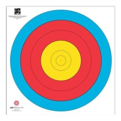 Center-Archery 102801-1000/250 : JVD Target Face Fita 80 cm Centre 5-Ring