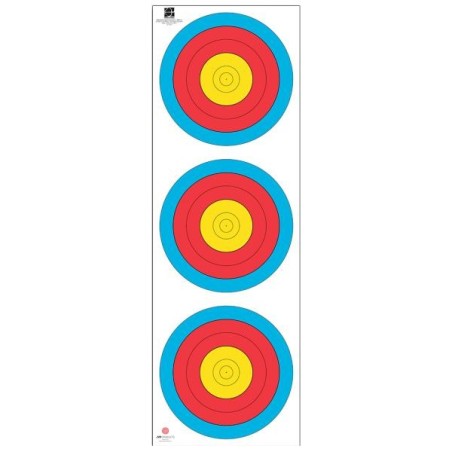 Center-Archery 102806-1000/250 : JVD Target Face Fita 3x20 cm Vertical