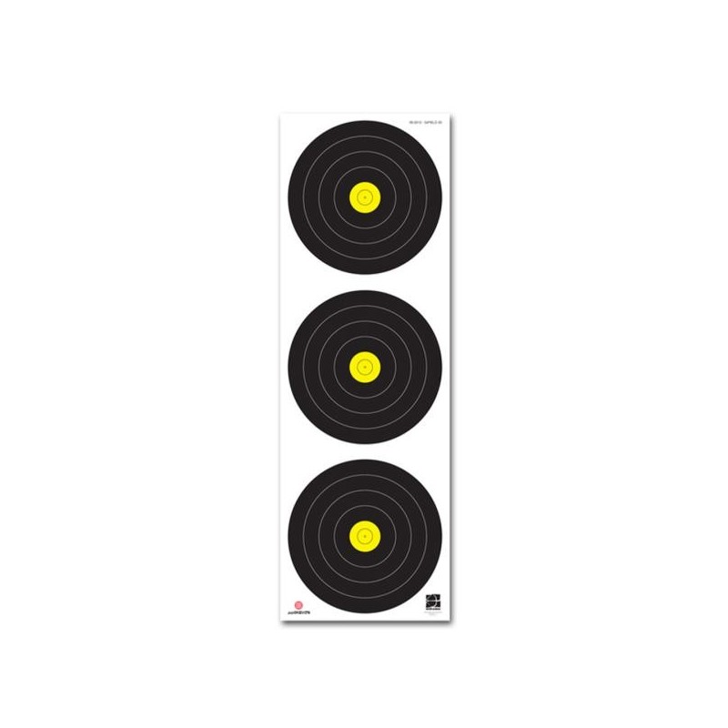 Center-Archery 102809-1000/250 : JVD Target Face Field 3x20 cm