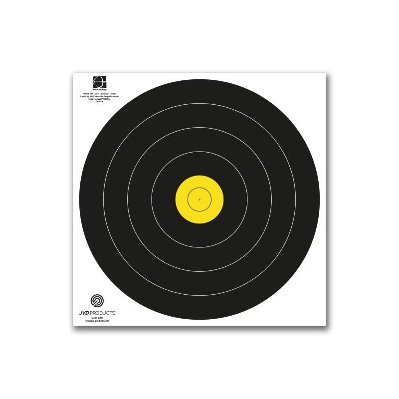 Center-Archery 102810-1000/250 : JVD Target Face Field 40 cm