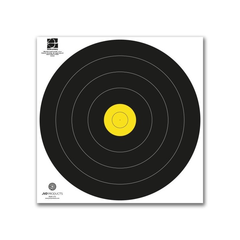 Center-Archery 102811-1000/100 : JVD Target Face Field 60 cm