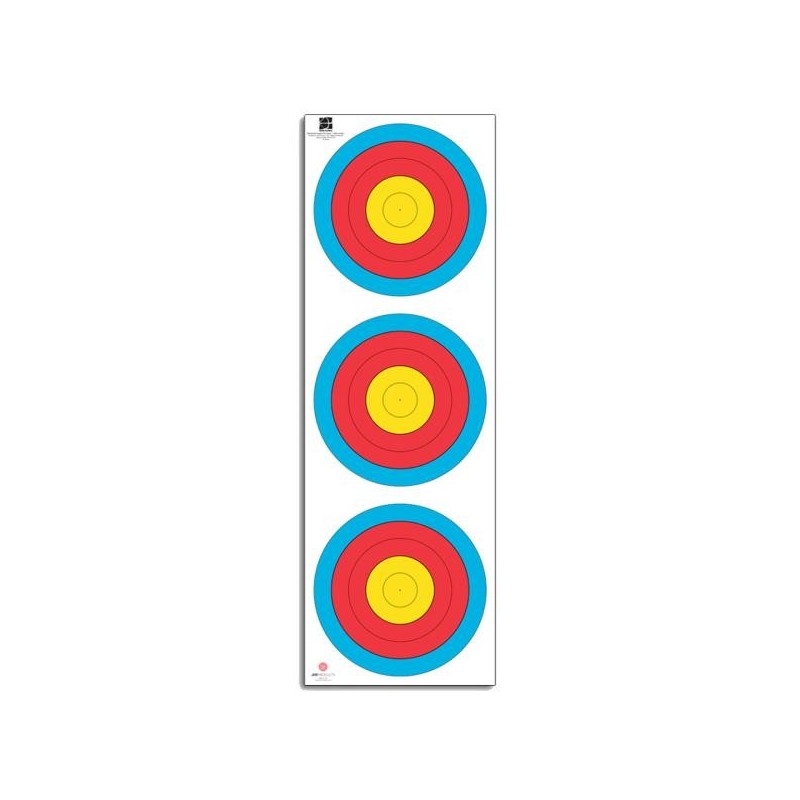 Center-Archery 105842-1000/250 : JVD Target Face Fita 3x20 cm Vertical Recurve