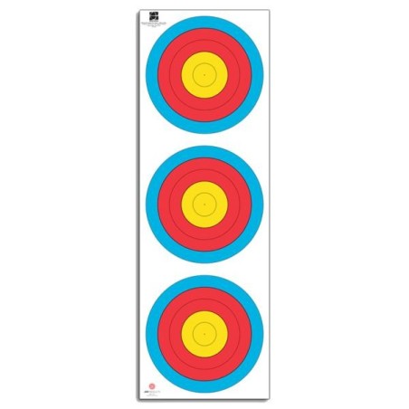 Center-Archery 105842-1000/250 : JVD Target Face Fita 3x20 cm Vertical Recurve