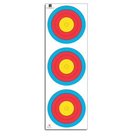 Center-Archery 105843-1000/250 : JVD Target Face Fita 3x20 cm Vertical Compound