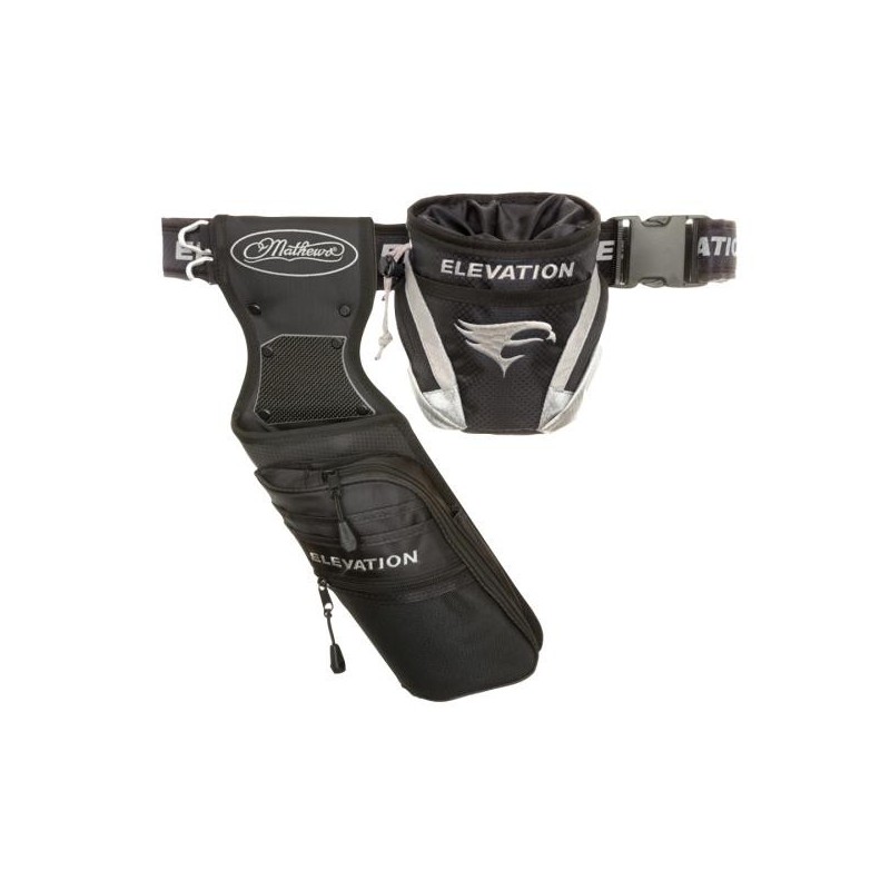 Center-Archery 120919-1012 : Elevation Quiver Field Package Nerve Mathews RH Black