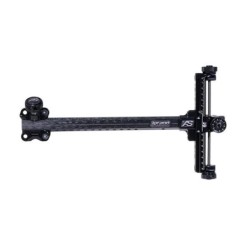 Center-Archery 121248-1012 : Arc Systeme Sight Recurve Carbon SX200 9" with SX1D Head RH Round Eyepiece Black