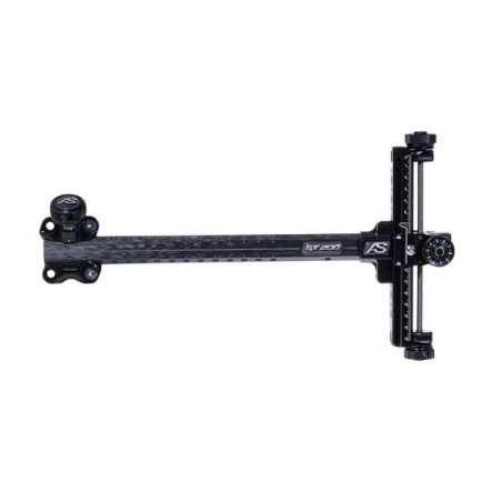 Center-Archery 121248-1012 : Arc Systeme Sight Recurve Carbon SX200 9" with SX1D Head RH Round Eyepiece Black